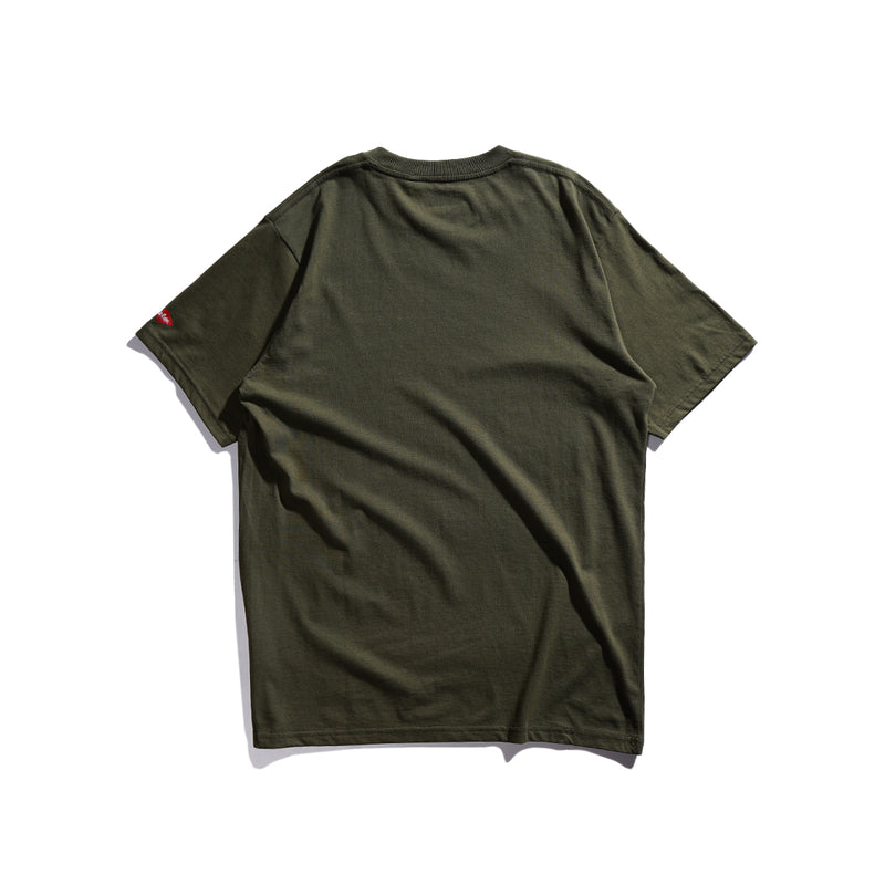 Lee Cooper T-Shirt Basic Regular Tee Olive