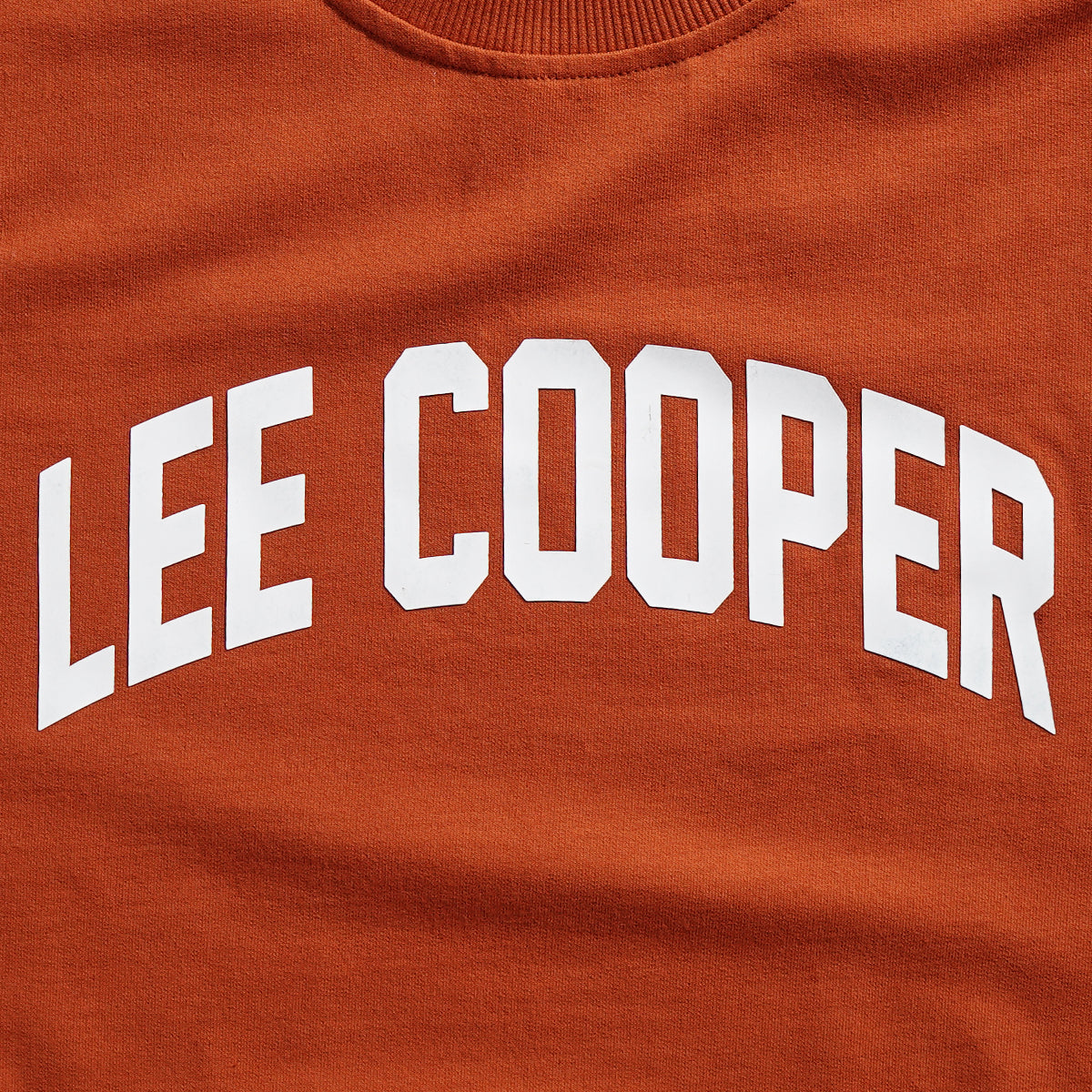 LEE COOPER SWEATER COLLEGE LEATHER BROWN