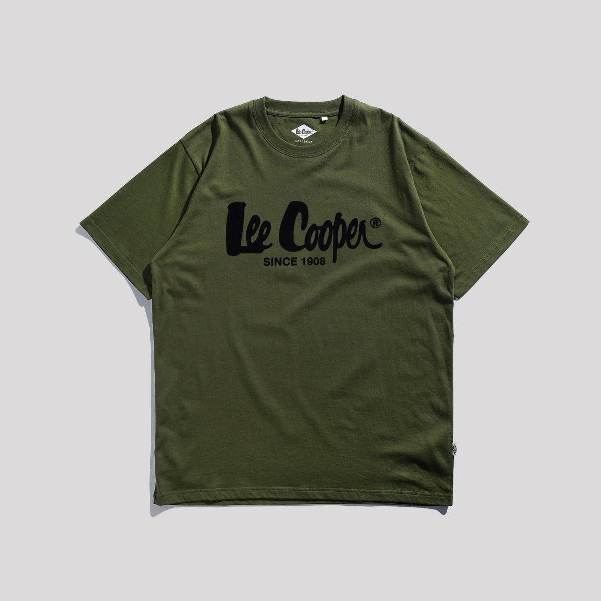 Lee Cooper T-Shirt Logo Type Olive