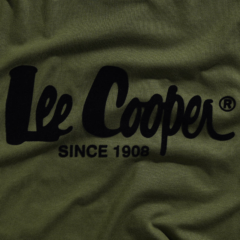 Lee Cooper T-Shirt Logo Type Olive