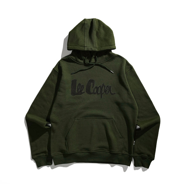 LEE COOPER PULLOVER LOGOTYPE TOWEL OLIVE