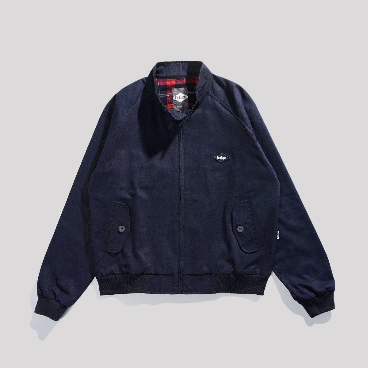 Lee Cooper Long Jacket Harrington Navy