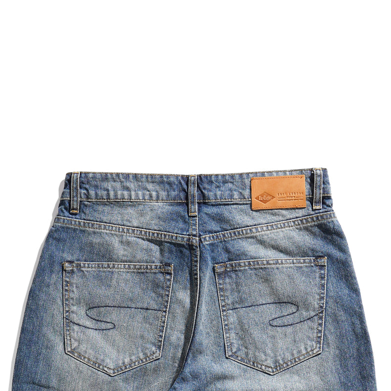 Lee Cooper Jeans Short Repaired Medium Blue