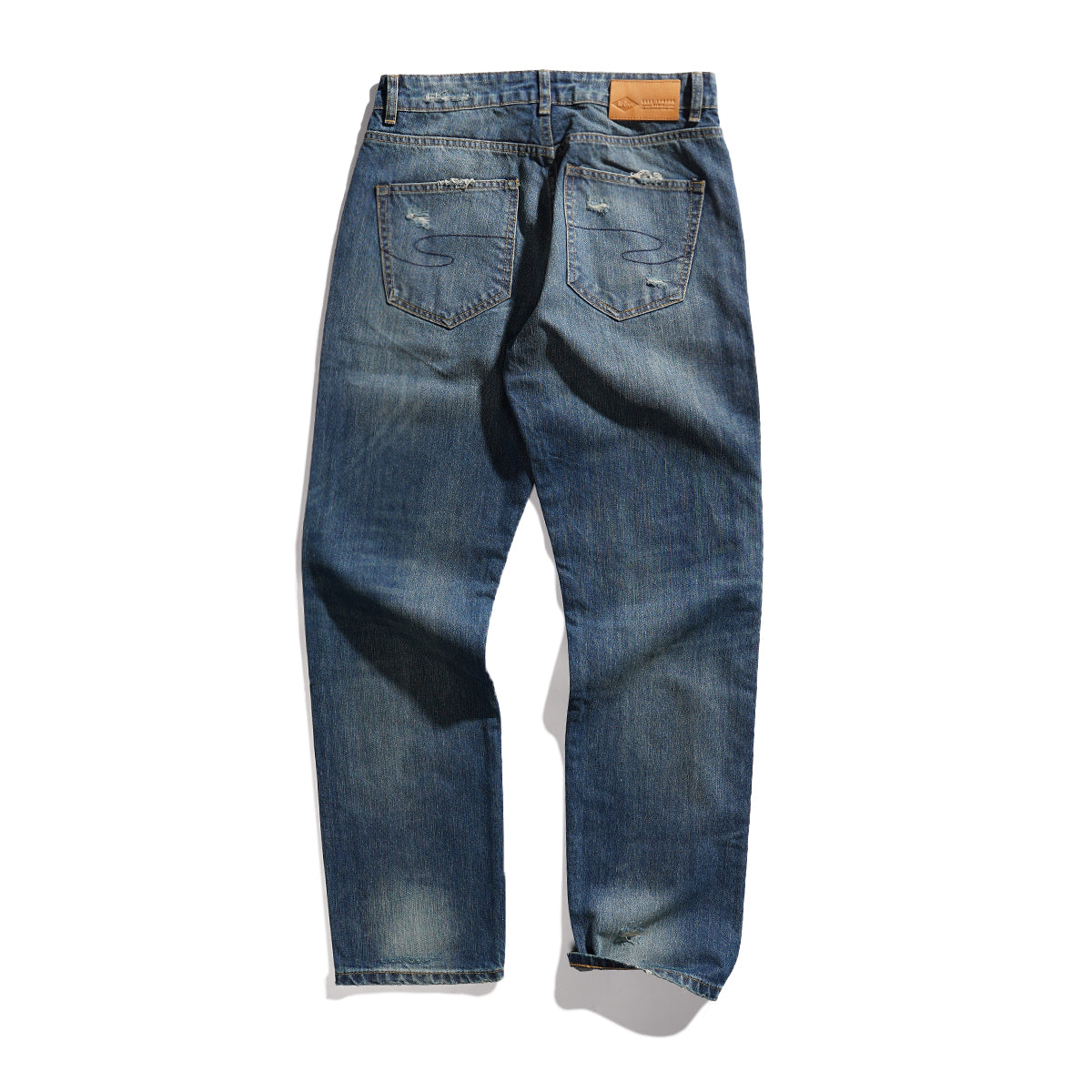 Lee Cooper Harry Ripped Medium Blue