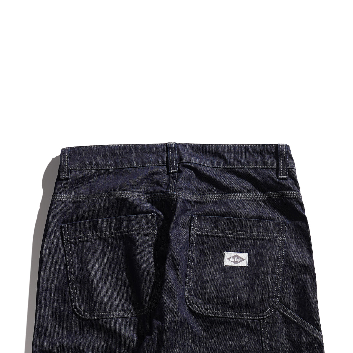 Lee Cooper Straight Fit Long Pants Carpenter Rinse Blue Medium Raw