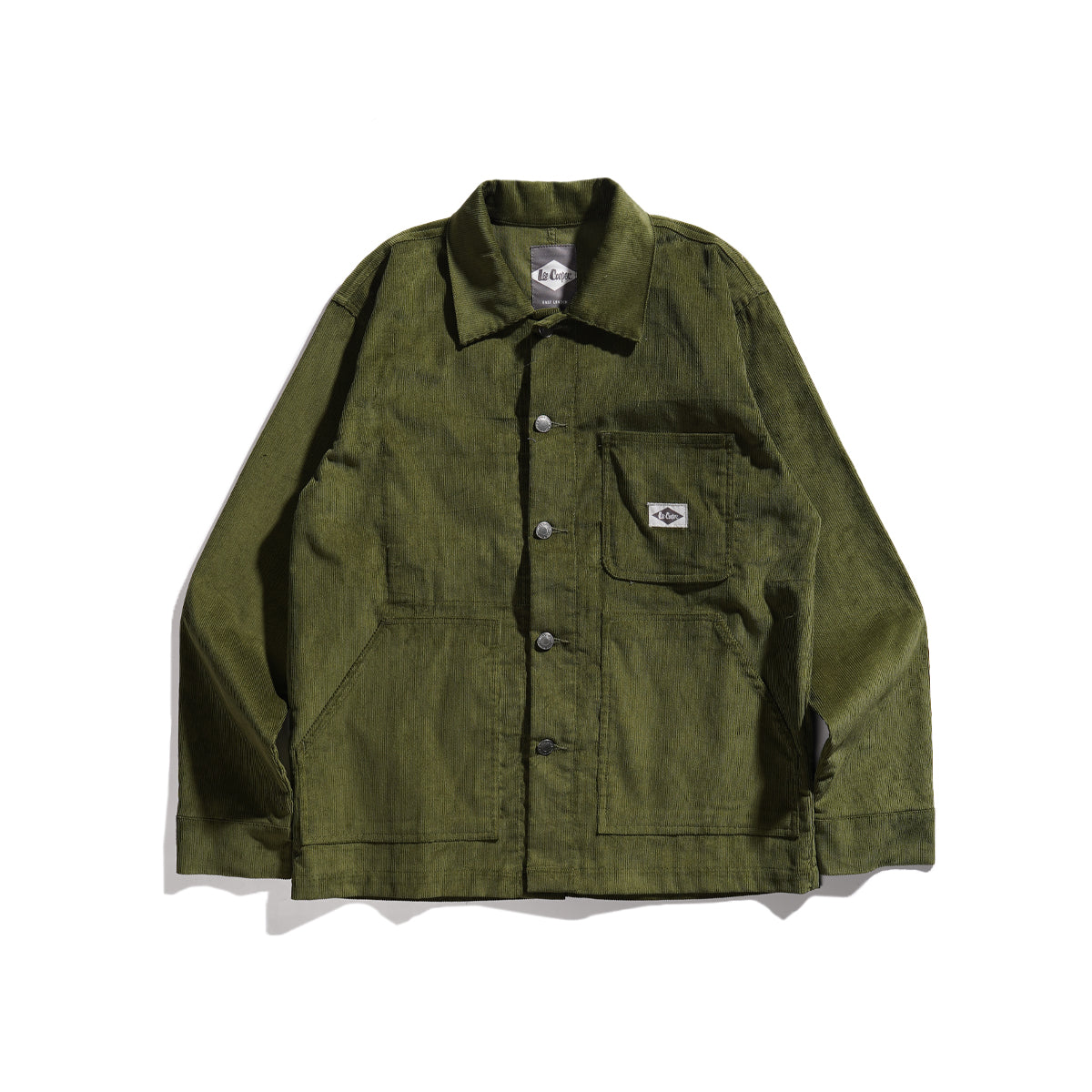 Lee Cooper Jacket Chore Korduroy Olive