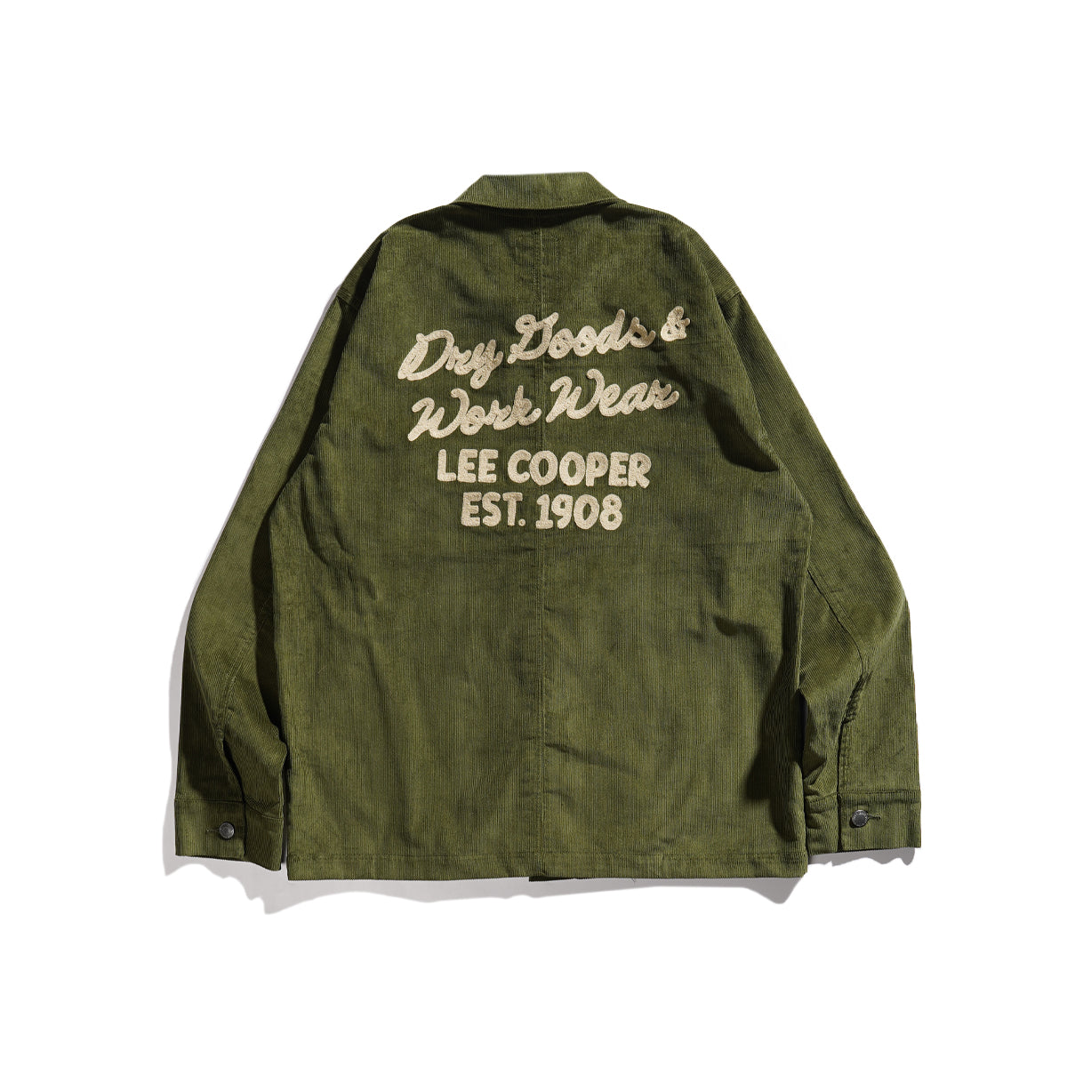 Lee Cooper Jacket Chore Korduroy Olive