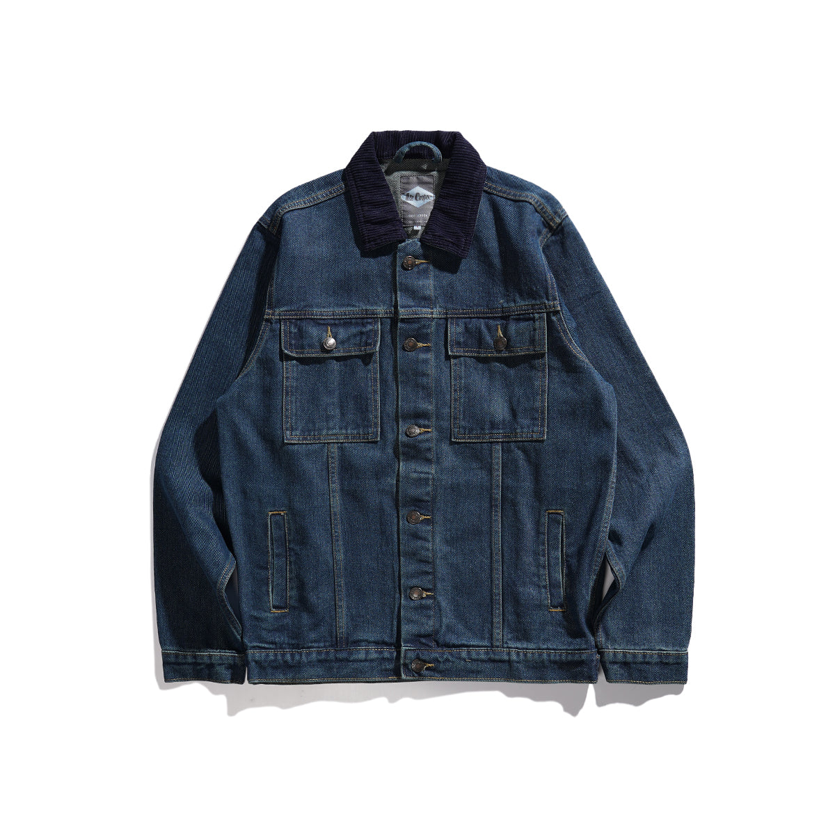 LEE COOPER JACKET TRUCKER CORDUROY WORN DARK BLUE