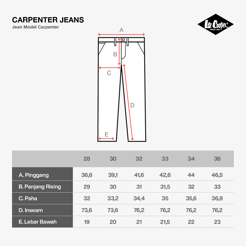 Lee Cooper Long Pants Carpenter Classic Dark Blue