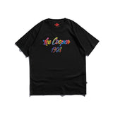 Lee Cooper T-Shirt Rainbow Black