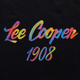 Lee Cooper T-Shirt Rainbow Black