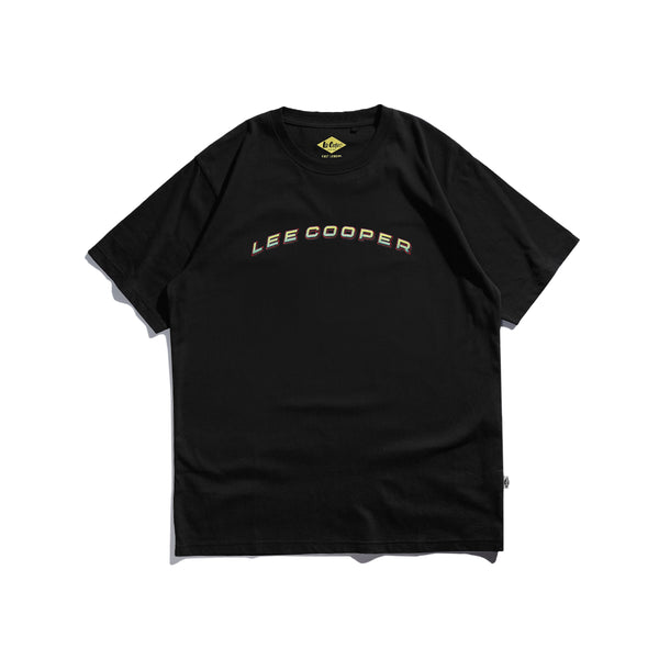 Lee Cooper T-Shirt Retro College Black