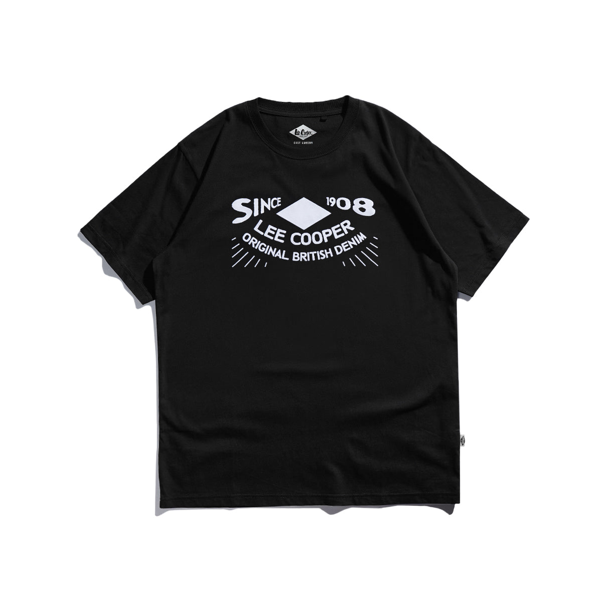 Lee Cooper T-Shirt Since 1908 Bright Black