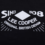 Lee Cooper T-Shirt Since 1908 Bright Black